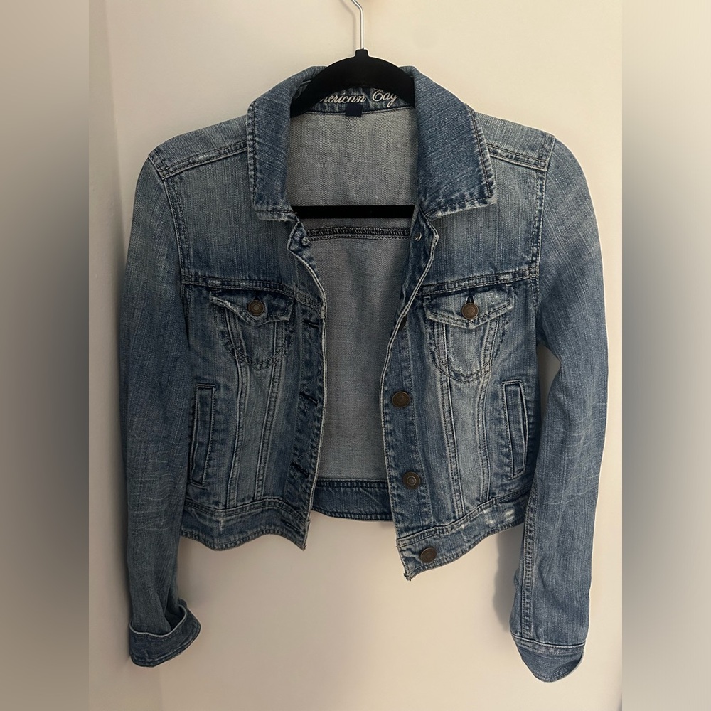 American Eagle Denim/Jean Jacket - Size Small